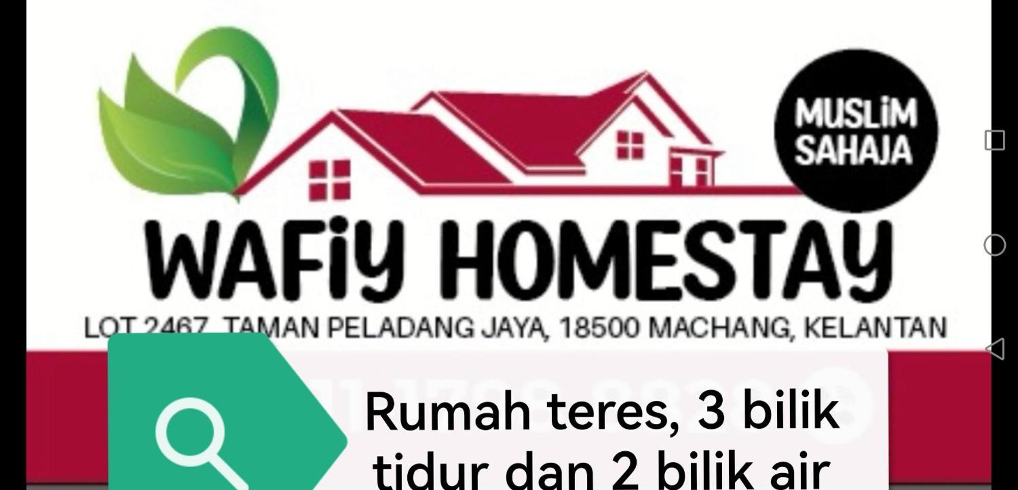 Wafiy Homestay Macang Exterior photo